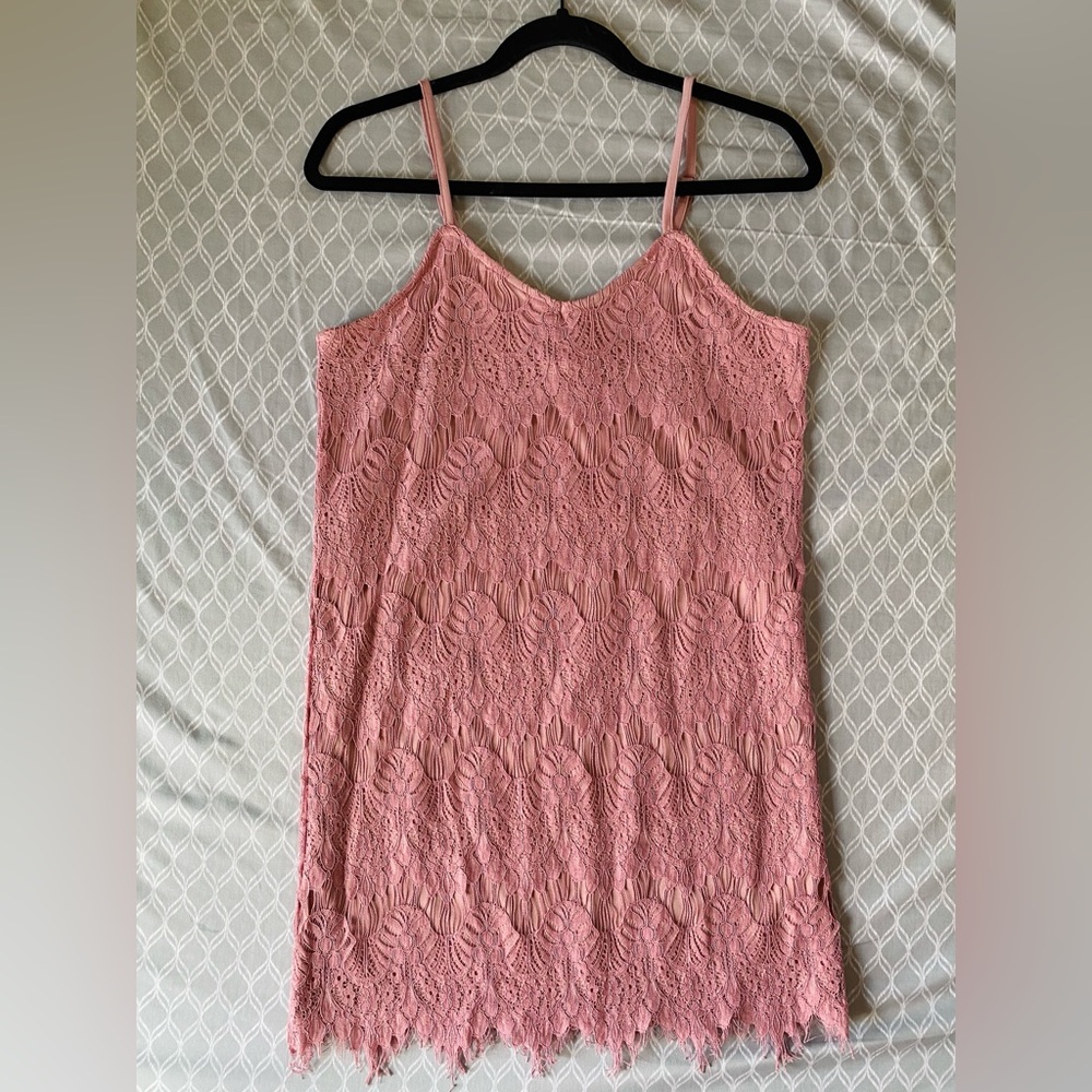Zumiez Pink Lace Dress